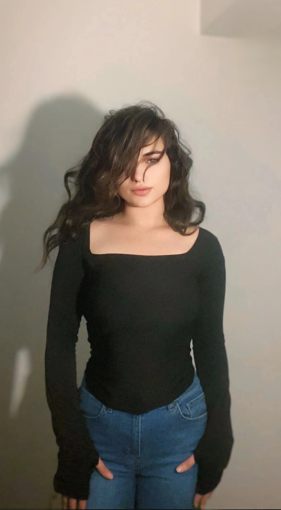 Black Long Sleeve Top